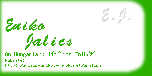 eniko jalics business card